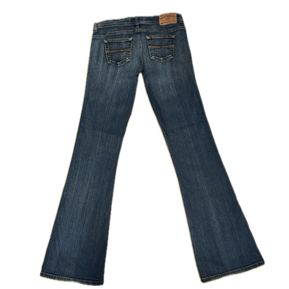 👖🔵 EXPRESS Cetine Low Rise Bootcut Jeans |‎ Dark Wash Y2K | Women’s Size 6L